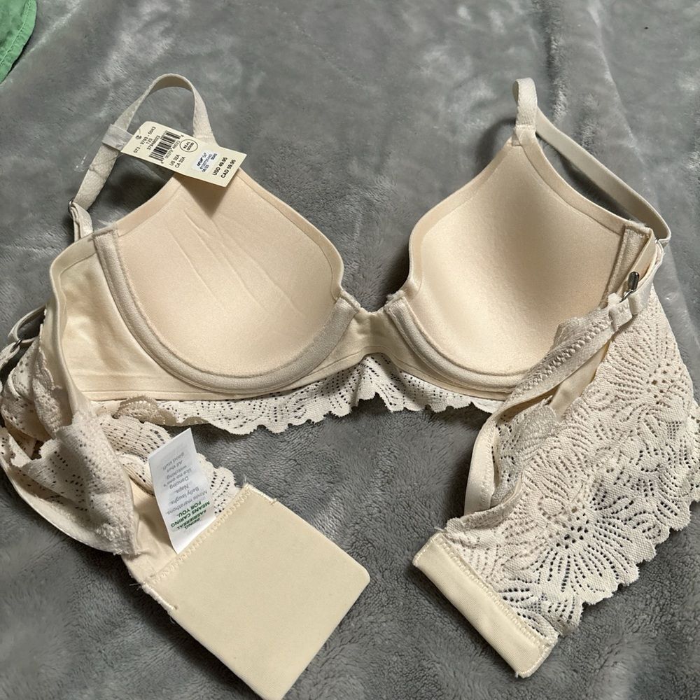 Aerie Cream Full Coverage Bra - Picture 4 of 4